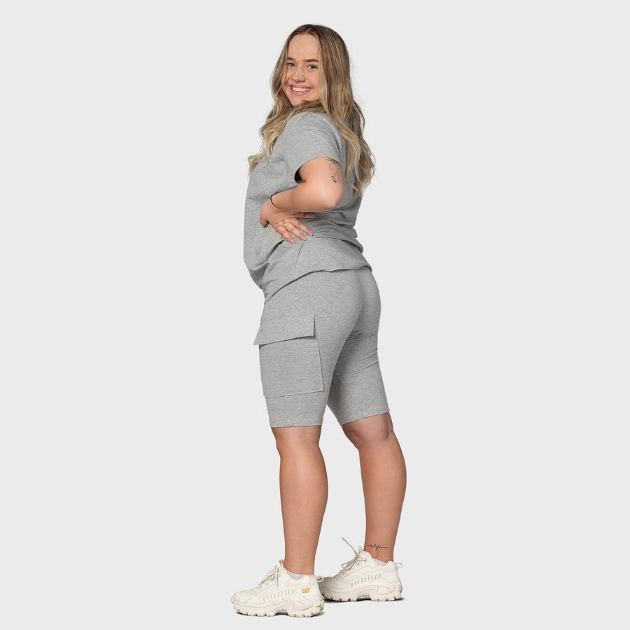 Pocket shorts - gray melange (6293938012327)