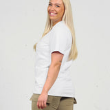 Oversized tee - Bleached white