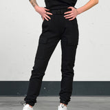 Soft cargo pant (m/belte) - Black