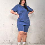 Oversized tee - Deep blue