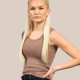 Rib tank top - Fairy walnut
