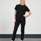 Soft cargo pant (m/belte) - Black