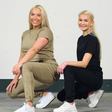 Soft cargo pant (m/belte) - Forest green