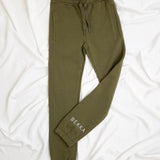 YOUNG Highschool zip sweater - Burnt olive