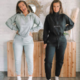 Highschool zip sweater - Gray melange