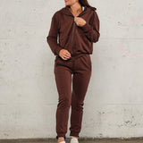 Jersey pant - Deep brown