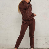 Jersey pant - Deep brown