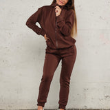 Jersey pant - Deep brown