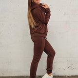 Jersey pant - Deep brown