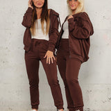 Jersey pant - Deep brown