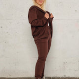 Jersey pant - Deep brown