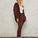 Jersey pant - Deep brown