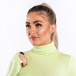 Turtleneck longsleeve - neon green (6277200019623)