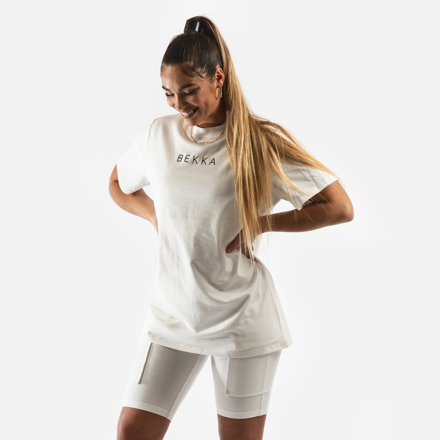 Oversized tee - white (6277119279271)