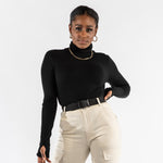 Turtleneck longsleeve - black (6278949896359)