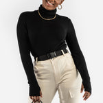 Turtleneck longsleeve - black (6278949896359)