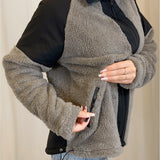 Teddy jacket - Burnt brown