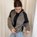 Teddy jacket - Burnt brown