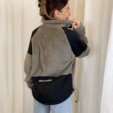 Teddy jacket - Burnt brown