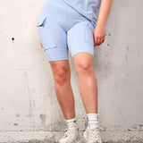Pocket shorts - Baby blue