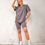 Oversized tee - Charcoal