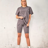 Oversized tee - Charcoal