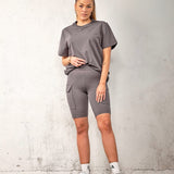 Oversized tee - Charcoal