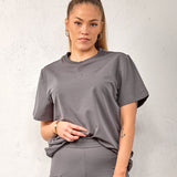 Oversized tee - Charcoal