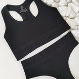 Seamless underwear top - Black