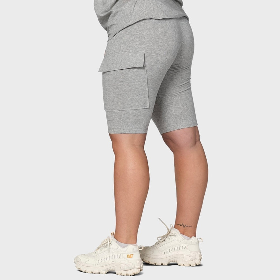 Pocket shorts - gray melange (6293938012327)