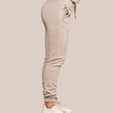 Highschool pant - Burnt sand (hvit logo)