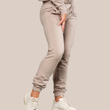 Highschool pant - Burnt sand (hvit logo)