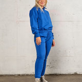 Highschool zip sweater - Royal blue