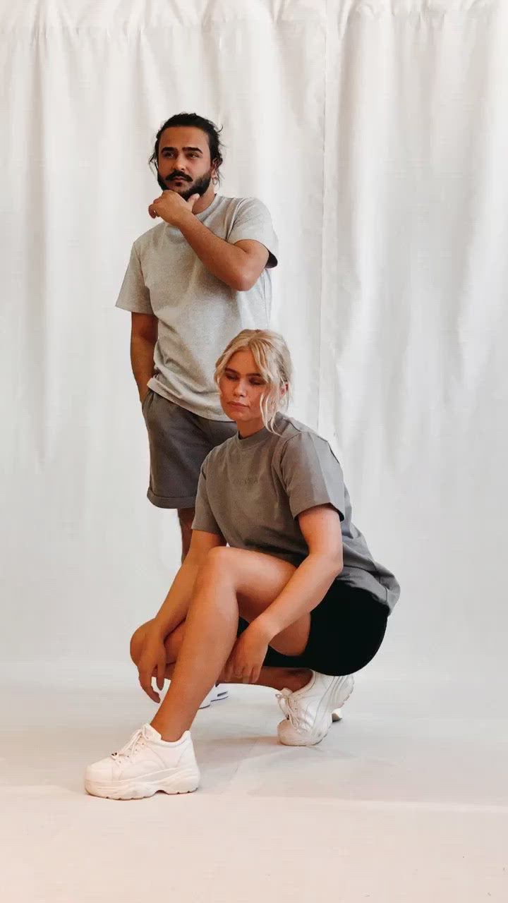 HIM&HER shorts - Gray