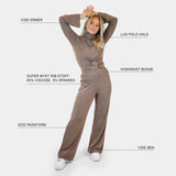Comfy sett - Faded brown