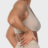 Rib underwear top - deep sand (6292797620391)