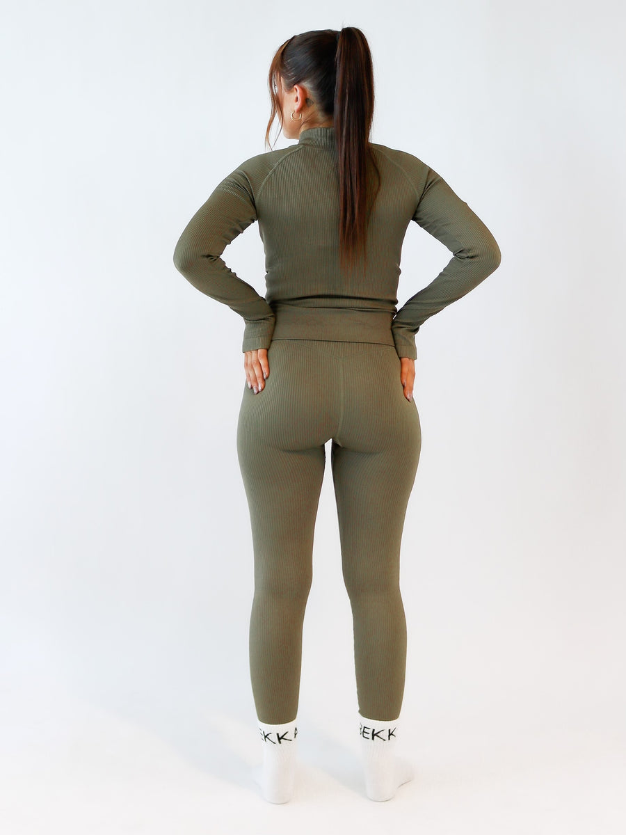 Seamless tights - Burnt olive