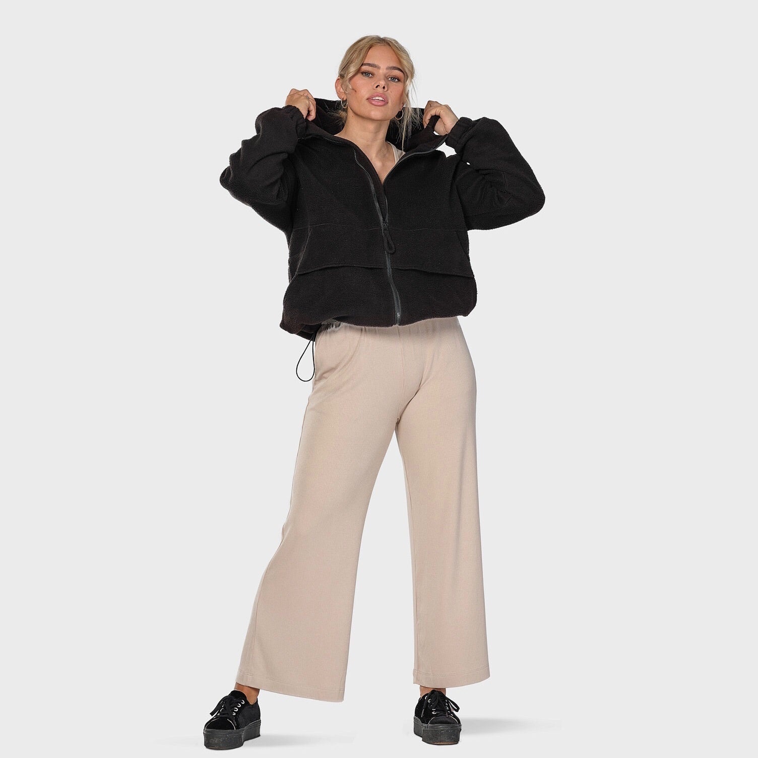 Rib pant - deep sand (6292700135591)