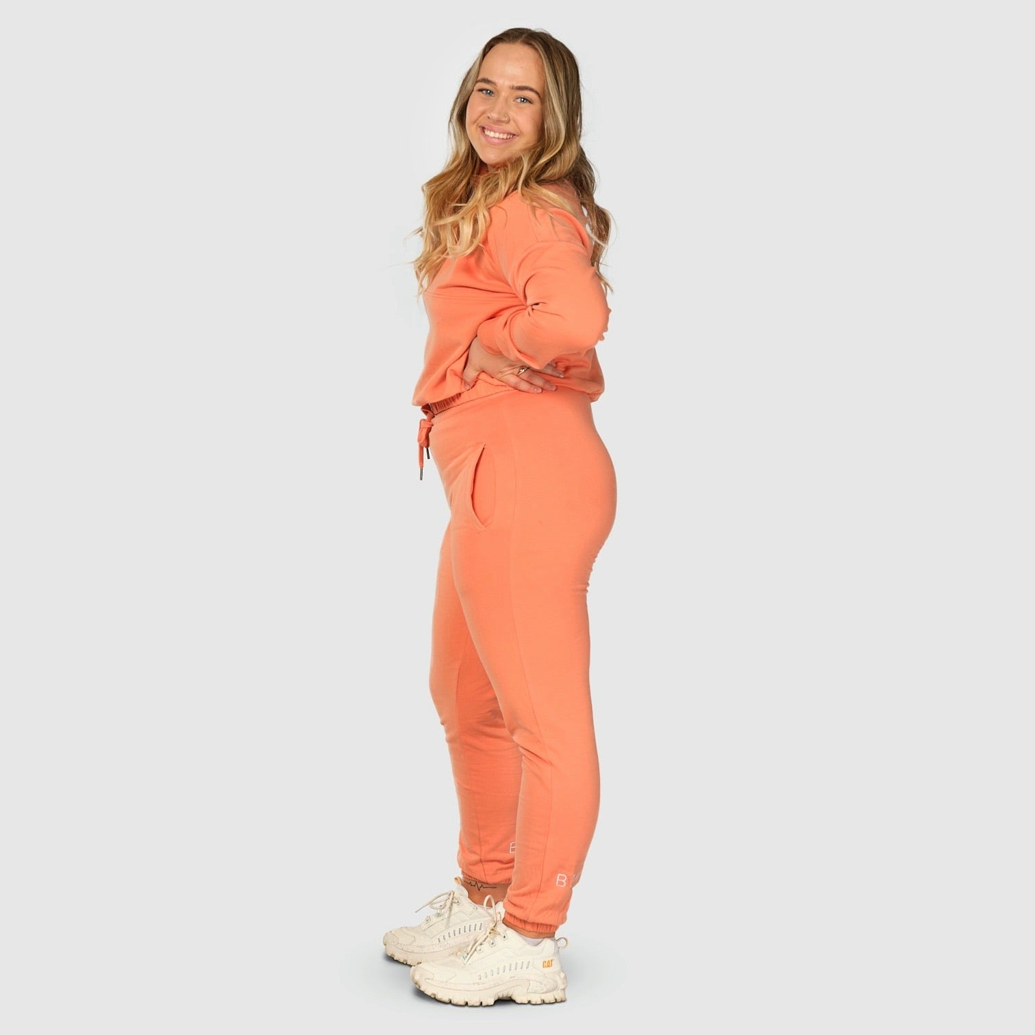 Highschool pant - coral (6535776927911)