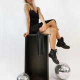 Velvet dress - Black