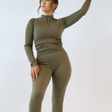 Seamless tights - Burnt olive