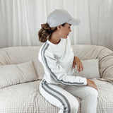 Sweat pant - White melange