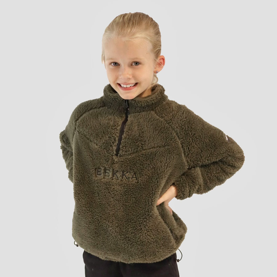 YOUNG Teddy sweater - Burnt olive