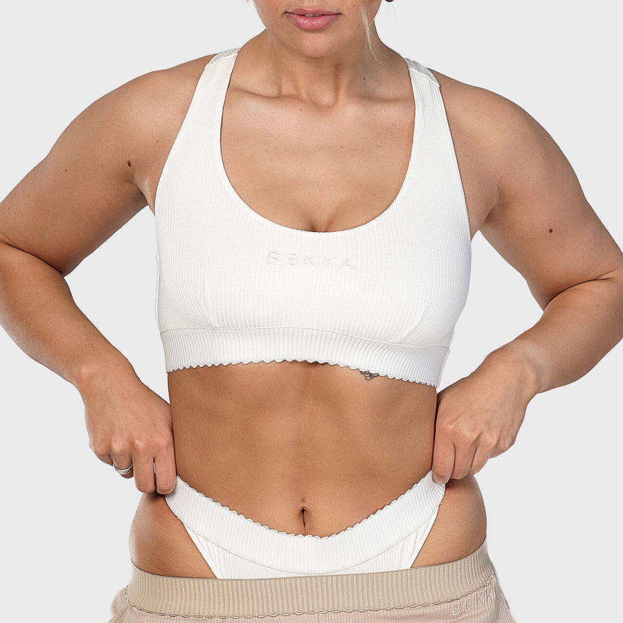 Rib underwear top - offwhite (6292808237223)