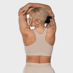 Rib underwear top - deep sand (6292797620391)