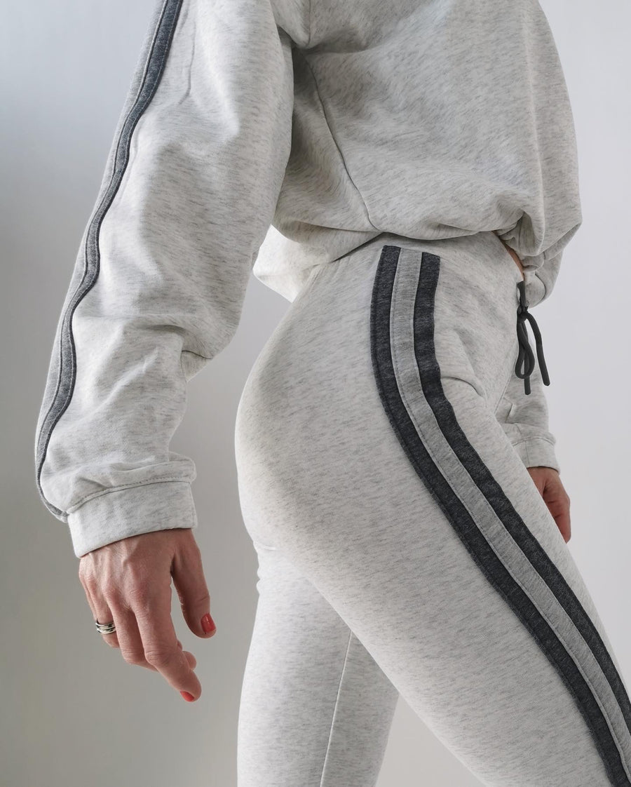 Sweat pant - White melange