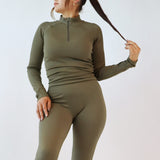Seamless tights - Burnt olive