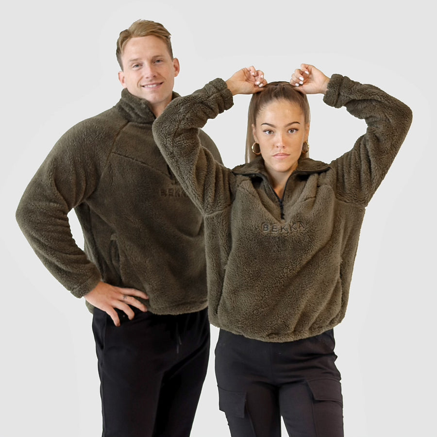 Teddy sweater - Burnt olive