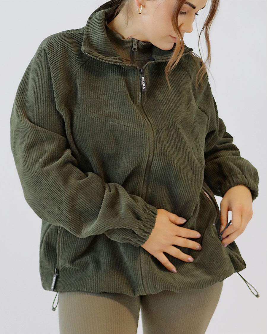 HIM&HER Cord jacket - Burnt olive