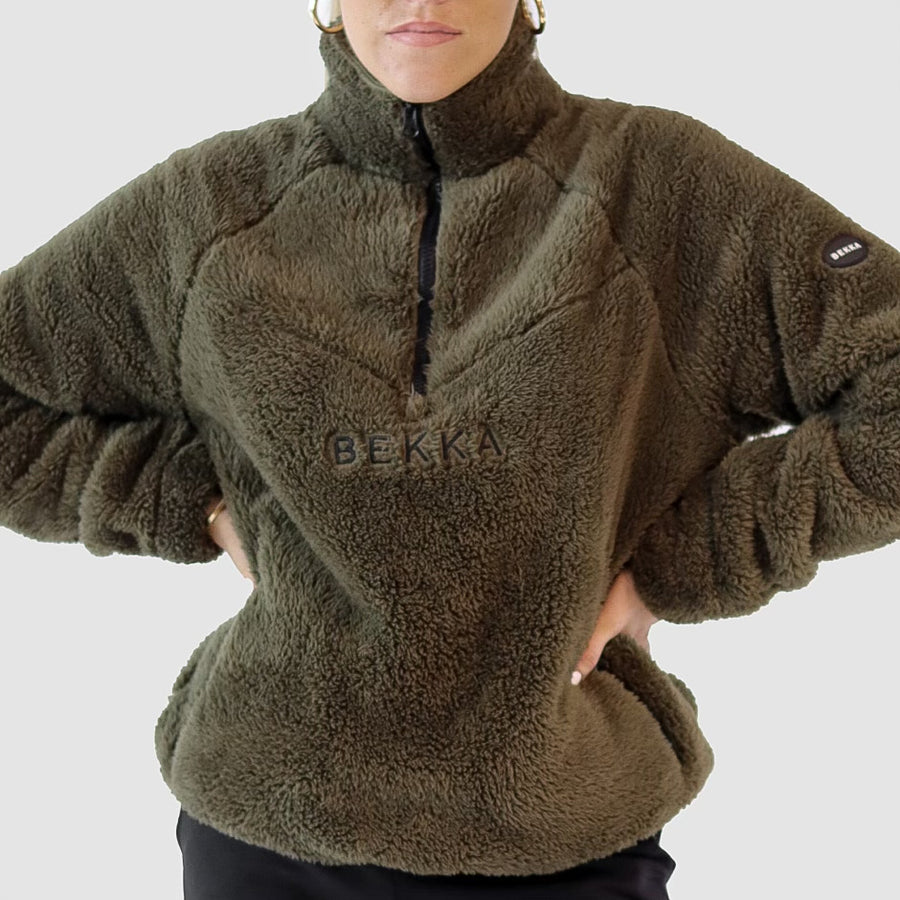 Teddy sweater - Burnt olive